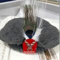 Original Chitrali cap for man handmade with Markhor and feather. 