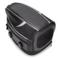 Motorcycle Tail Bag Black Motorbike Waterproof Tail Travel Rider Luggage Rear Back Seat Bag Large Capacity Saddle Bag.