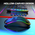 Wireless Gaming Mouse Mouse with Honeycomb Shell Side Buttons Wireless Mouse for PC/Tablet/Desktop/Office/Games. 