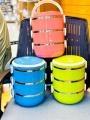 3 Layers  Stainless Steel Insulated Lunch Box Food Container with Lock Clip -. 