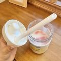 500/850ml Water Bottles Straw Cup Juice Milk Plastic Cup with Lid Straw Bubble Tea Coffee Cups Large Capacity Drinkware.