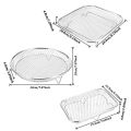 Air Fryer Baking Rack Stackable Stainless Steel Air Fryer Basket Accessories for Baking Roasting, Oven & Dishwasher Safe. 
