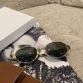 Celine Unisex Metal Sunglasses for Men and Women. 