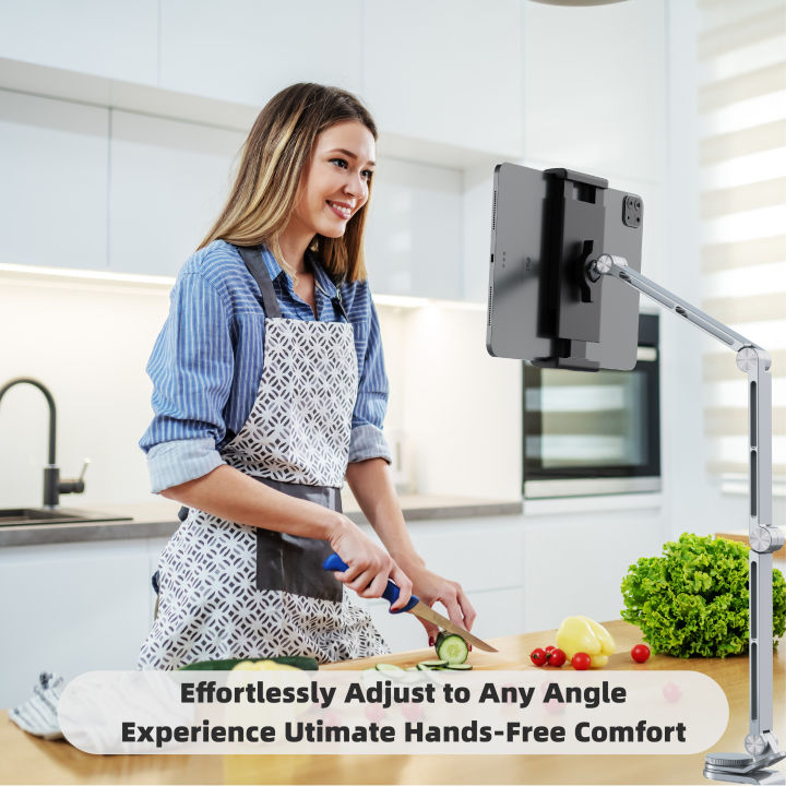 Kimdoole%20Tablet%20Desktop%20Cantilever%20Bracket%20Supports%20Table%20Mobile%20Phones%20Portable%20Monitor%20Adjustable%20Rotating%20Tablet%20Clip%20Bracket%20-%20Image%206