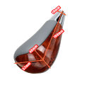 Car Automatic Gear Shift Knob Lever Shifter Stick For Toyota Corolla Camry/Harrier Fortuner Crown 2011-2019.