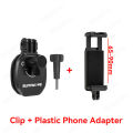 Motorcycle Windshield Clip Mount for Go Pro 13 12 11 10 9 8 7 OSMO 360 Action 4 5 Pro Insta 360 X5 X4 Go 3S ACE Pro 2 Camera.