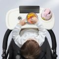 Baby Stroller Table Outdoor Dinner Tray For Child Food Milk Bottle Holder Baby Pram Table Kids Lunch Snack Trays Phone Holder.