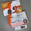 X90 Smart Watch With Airpods Pro generation 2| Best Quality With 2 bands | Smart Watch Case. 