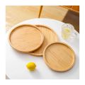 12 inch Large Size   Round Deep Wooden tray  Plates Dishes Dinnerware Set hotel restaurant office hone ( without color ). 