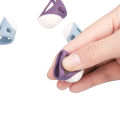 Sewing Thimbles Silicone Sewing Finger Tips Anti-slip Finger Cover Hollowed Protector Sleeve DIY Hand Cross-stitch Sewing Tools.