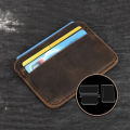YOMDID 3PCS Mini Card Case Pocket Wallet Acrylic Making Template DIY Card Case Purse Acrylic Mold Leathercraft Stencil Supplies. 