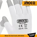 Ingco hgpug02 (replacement hgng01) Pu coated gloves size: XL. 