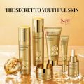 Placenta Skin Care Seven-Piece Set, Rich in Placenta Essence Ingredients, Moisturizing Skin Care Products, Hydrating, Nourishing, Refreshing, Lotion Set, Including Facial Essence, Eye Cream, Face Cream, Cleanser, Essence Cream, Suitable for All Skin Ty.... 