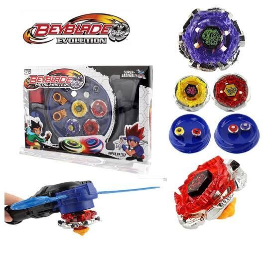Beyblade Burst Turbo Set For Kids Fully Metallic Full Kit With Playground
