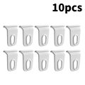RV Awning Hooks Sturdy White/black Clothes Hook Racks Camping Awning Hooks Clips Hats Tent Light Hangers Universal 5/10pcs. 