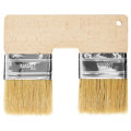 Double Paint Brush U Shaped Double Color Brush Reusable Double Head Painting Brush Double Color Brush 7.68 Inch Wall Paint Brush. 