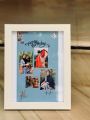 Happy birthday  photo frame customize your photo on glass frame. 