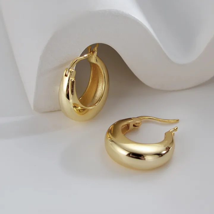 925%20Sterling%20Silver%20plated%20Chunky%20Hoop%20Earrings%20for%20Women%20Geometric%20Circle%20Punk%20Ear%20Jewelry%20Party%20%202021%20New%20Dropshipping%20-%20Image%203