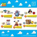 7CM Disney Herocross Cute Toy Story Wheezy Chuckies Sparks Mr.Mike Woody Buzz Action Figure Toy Kawaii Doll Kids Gift. 