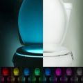 LightBowl Motion Activated Toilet Bowl Nightlight 8 Vibrant Colors. 