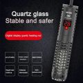 Aquarium Submersible Heater Fish Tank LCD Display Digital Adjustable Water Heating Rod Constant Temperature Control 500W.