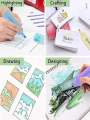 Fluorescent Highlighter Pens 6 pcs Set Pastel Macaron Colored For Drawing, Marking, Note-Taking. 