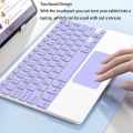 Wireless Keyboard With Touchpad For Apple Xiaomi Huawei Samsung  Rechargeable Tablet Devices Bluetooth For iPad Cell Phone. 
