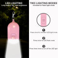 Rechargeable Self Defense Keychain Alarm 130dB Loud Emergency Personal Siren with Flashing Strobe Light SOS Safety Alert Device. 