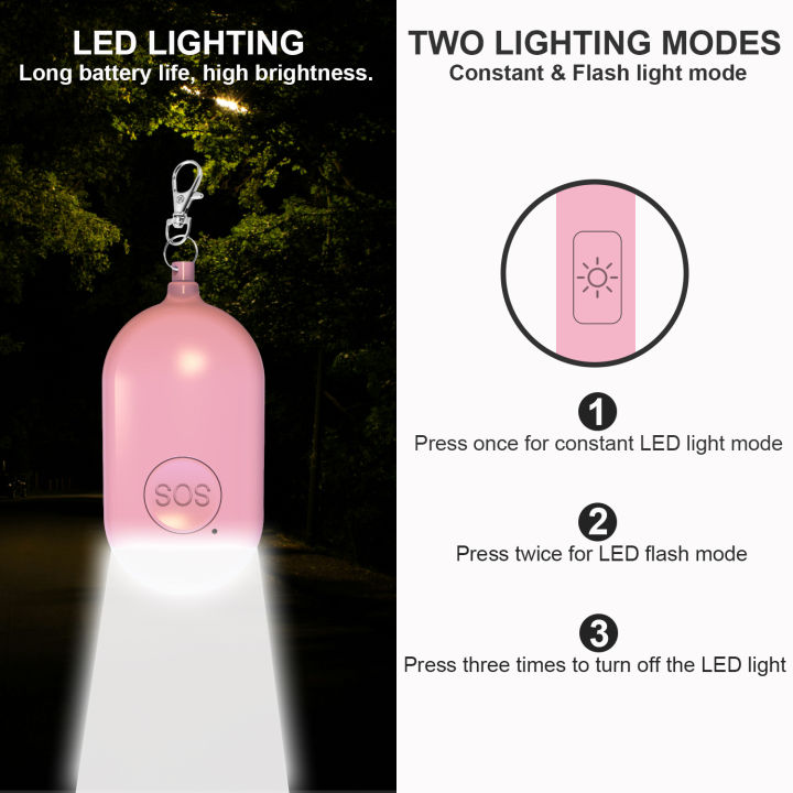Rechargeable%20Self%20Defense%20Keychain%20Alarm%20130dB%20Loud%20Emergency%20Personal%20Siren%20with%20Flashing%20Strobe%20Light%20SOS%20Safety%20Alert%20Device%20-%20Image%202