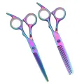 6.0'' Professional Hair Scissors Cutting Shears Thinning Hairdressing Haircut Razors Comb Set Salon Barber & Home Dropshipping. 