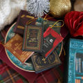 2025 Mini Book Ornament Advent Calendar Christmas Countdown Calendar Christmas Mini Book Advent Calendar for Holiday Decoration. 