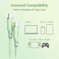 Micropack MC-C60 USB-C to USB-C Soft Silicone Cable for android and iphone.