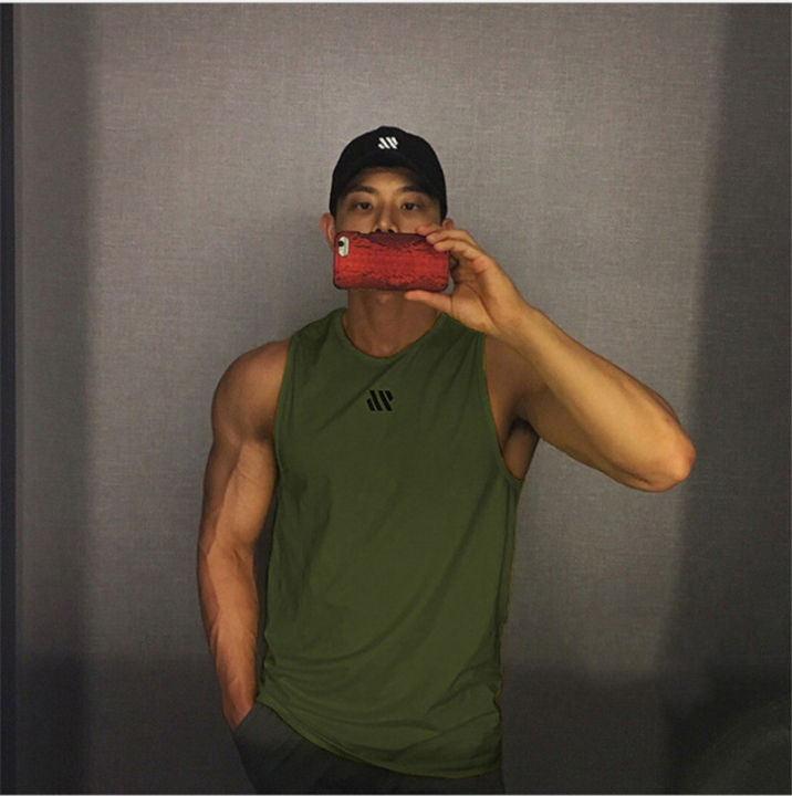 GITF%20Mannen%20Bodybuilding%20Tank%20Tops%20Gym%20Workout%20Fitness%20Mouwloos%20Shirt%20Running%20Kleding%20Stringer%20Singlet%20Zomer%20Toevallige%20Vest%20-%20Image%207