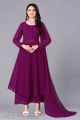New Georgette Plain Kurti, Palazzo and Dupatta Set – Elegant and Comfortable. 