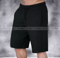 Black Colour Short Pant For Man With Pocket And Chain.