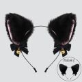 Halloween Cats Costume Set for Girl Cosplay, Halloween Cats Costume Accessories with Headband, Tail, Gloves 3Pcs.