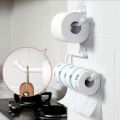 Self-Adhesive Under-Cabinet Paper Towel & Tissue Holder. 