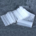 500Pcs DIY Plastic Straw Disposable Short Transparent Pointed Head Thin Drinking Straw Commodity Kitchen Accessories. 