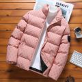 Autumn/Winter Fashion Trend Printed Large Size Coat Men's Casual Relaxed Comfortable High Quality Cotton-Padded Jacket. 