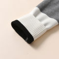 Boys College Style Striped Contrasting Sweater Pullover Suitable for School Season, Autumn and Winter. 