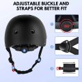 1Pcs Bike Skateboard Helmet for Kids/Toddler/Youth/Adults,Adjustable Skates Helmets for Bicycle Helmet Roller Skate Multi-Sports. 