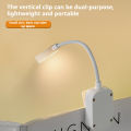 Mini LED Book Light Portable Clip Table Lamp 3 Modes Eye Protection Battery Powered Stepless Dimmable Bedside Study Reading Lamp.