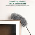 Telescopic Cleaning Duster Brush Extended Long Crevice Spider Web Microfiber Brushes Bendable Household Dust Clean Remover. 