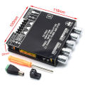 CA-TB21 2.1Channel BT Amplifier Board Original TPA3116D2 Chip 2x50W+100W HIFI Audio Power Amplifier Board ZK-TB21. 