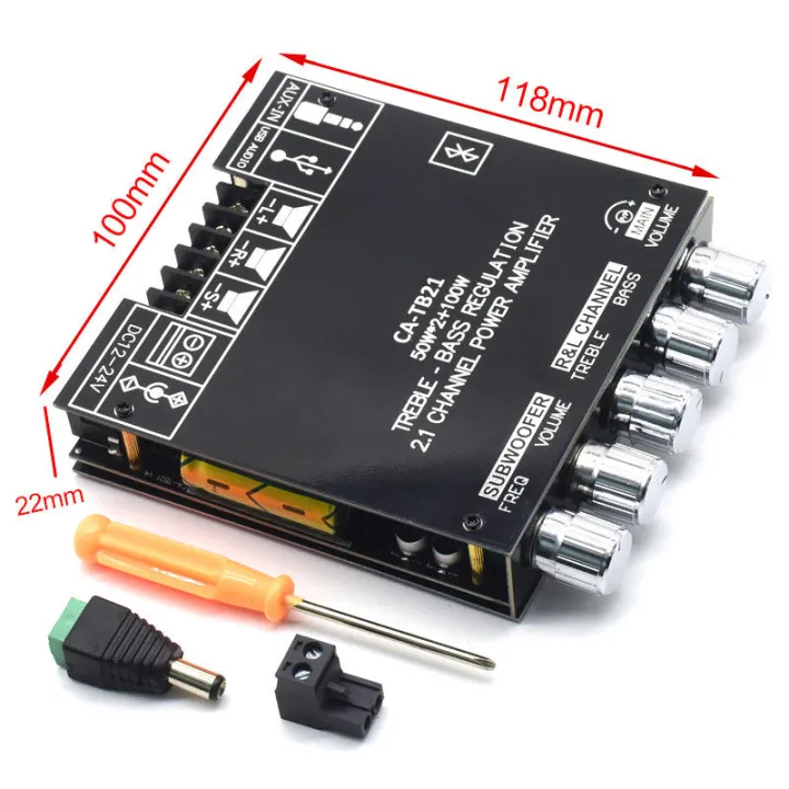 CA-TB21%202.1Channel%20BT%20Amplifier%20Board%20Original%20TPA3116D2%20Chip%202x50W+100W%20HIFI%20Audio%20Power%20Amplifier%20Board%20ZK-TB21%20-%20Image%202