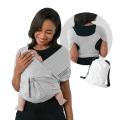 1Pc Infant Adjustable Stretchy Carrier Belt – Portable Breathable Baby Sling Wrap for Travel.