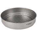 Tomshoo 1100ml Titanium Fry Pan Ultralight Grill Frying Pan with Folding Handle for Outdoor Cooking Camping Hiking Backpacking.