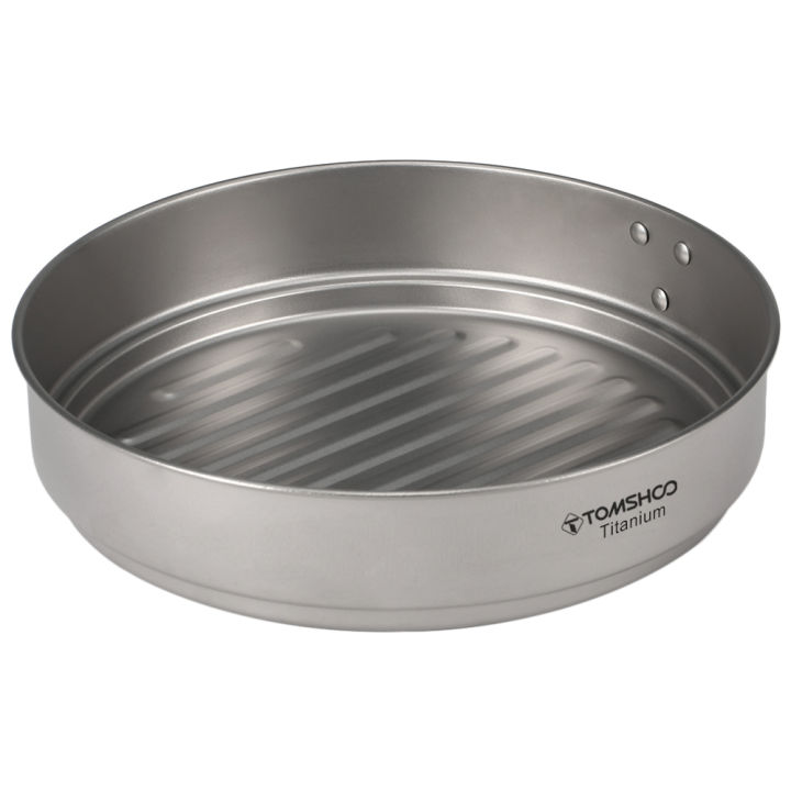 Tomshoo%201100ml%20Titanium%20Fry%20Pan%20Ultralight%20Grill%20Frying%20Pan%20with%20Folding%20Handle%20for%20Outdoor%20Cooking%20Camping%20Hiking%20Backpacking%20-%20Image%203