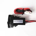 Honda car Dual USB charger (a). 