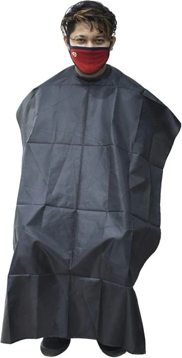 Black%20Hair%20Cutting%20Apron%201%20Pcs%20Hairdressing%20Gown%20Cape%20Hair%20Cutting%20Barber%20Cloth%20Salon%20Accessories%20For%20Home%20Barber%20and%20Unisex%20-%20Image%202